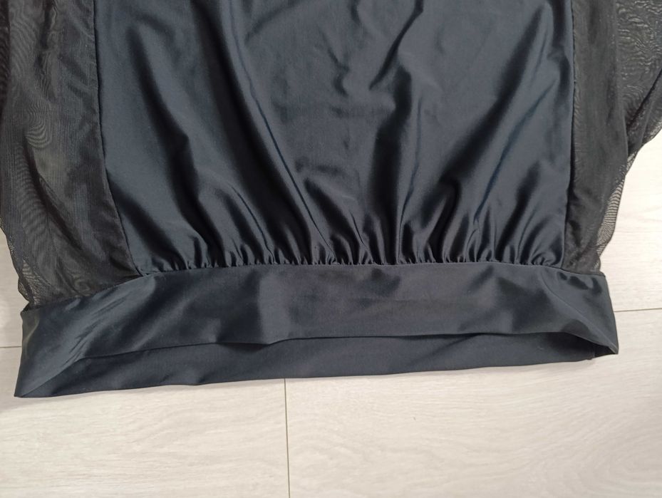 Czarna bluzka oversize plussize stan idealny