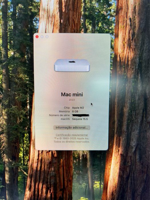 Mac Mini M2 256 Gb 8Gb com Magic Keyboard - como novo