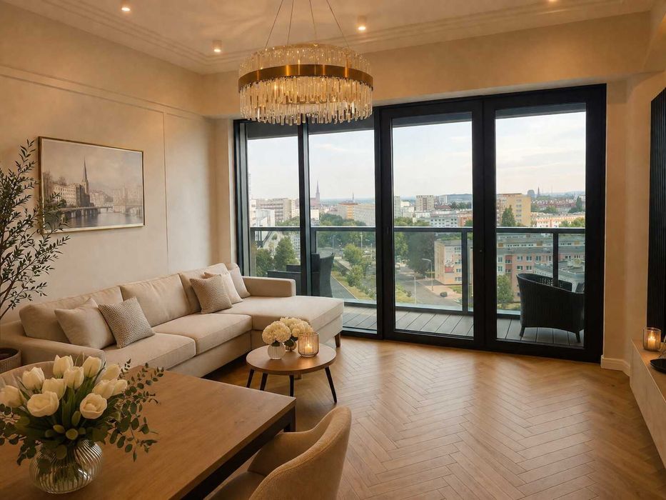 Hanza | 9. Piętro | Panorama Szczecina | Balkon | Klimatyzacja | BEZPOŚREDNIO