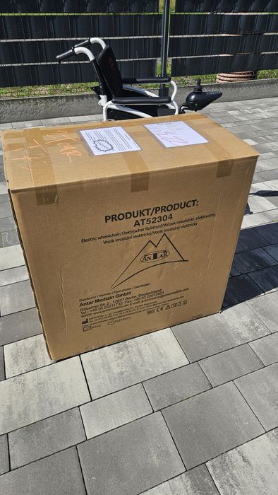 Wózek inwalidzki elektryczny AT52304 NOWY