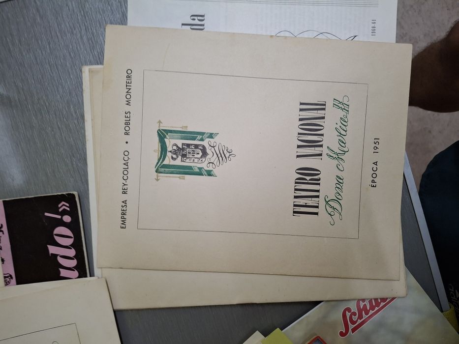 Programas antigos de teatro