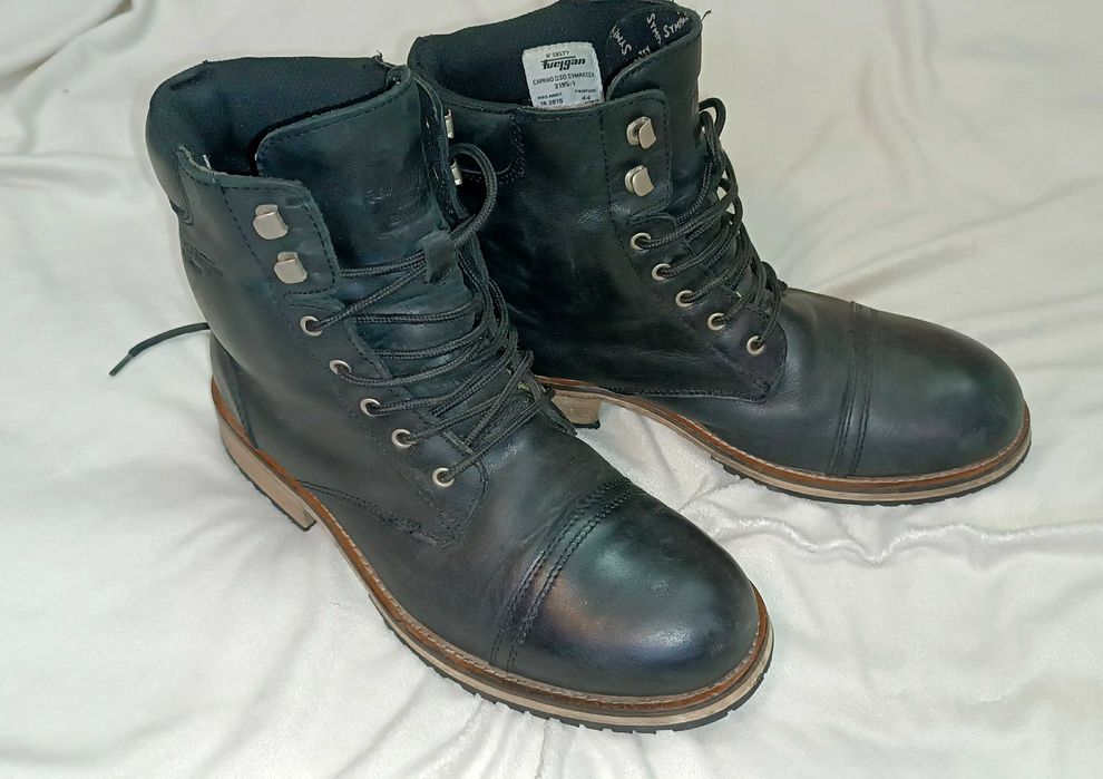 Ботинки FURYGAN Франция кожаные 44 размер мотоботинки