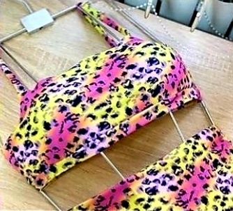 Купальник высокие плавки с утяжкой и топ с чашками