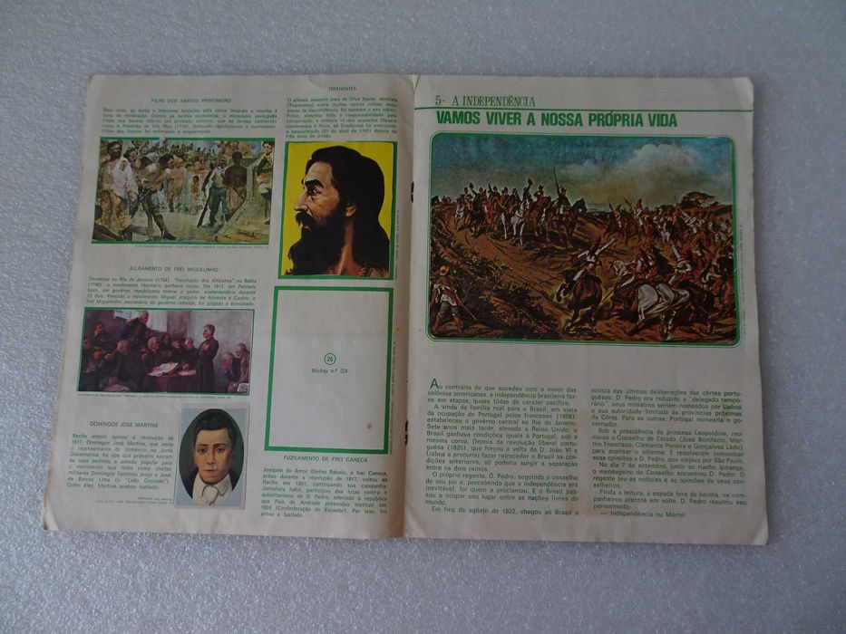 Caderneta de cromos Os Maiores Momentos da Nossa História - Abril f6