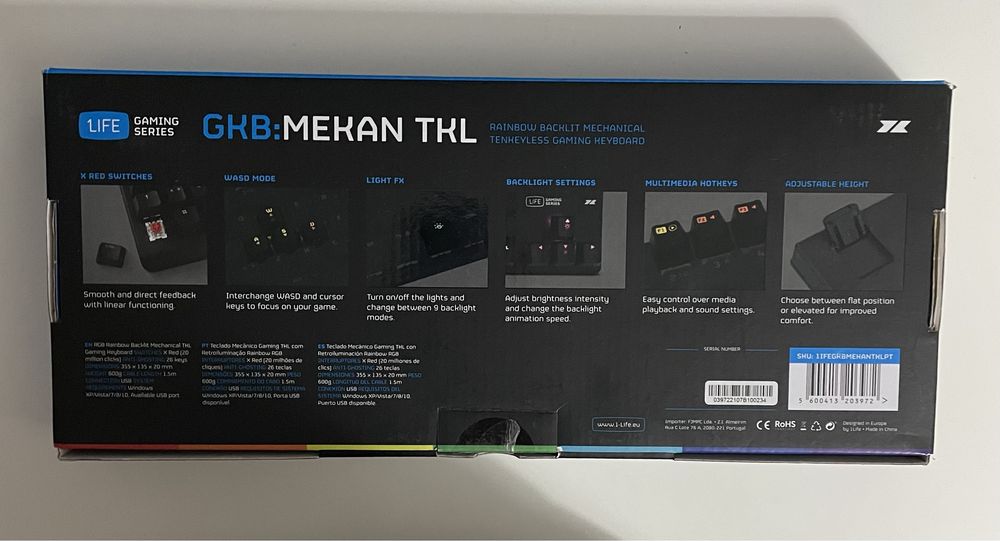 Teclado Mecânico 1Life COMO NOVO