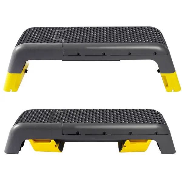 Степ-платформа з регульованою спинкою WCG Pro + еспандери