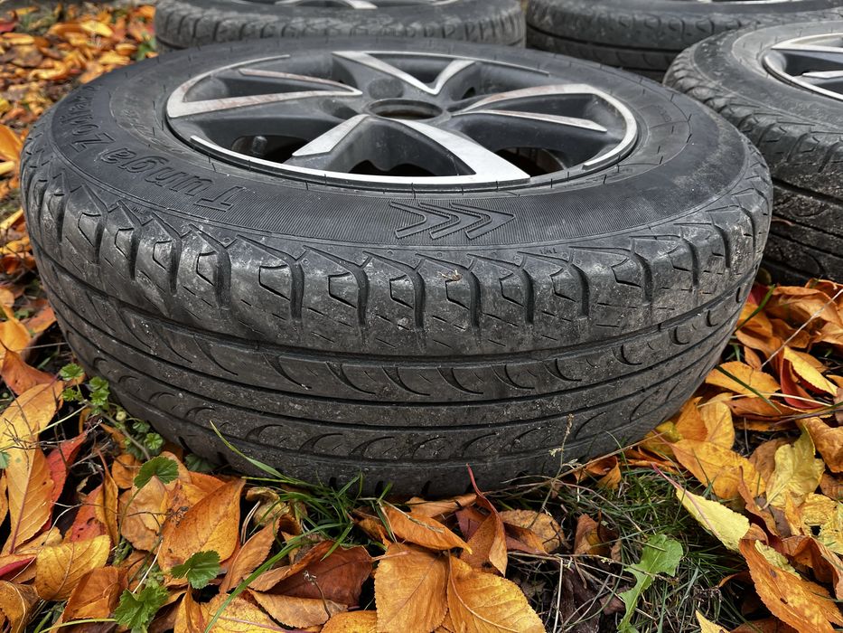 Диски титанові R13 4x100 з резиною -ВАЗ/Ланос/ЗАЗ