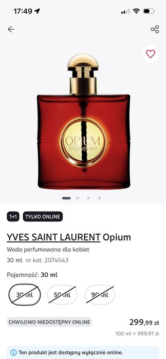 Yves saint laurent opium