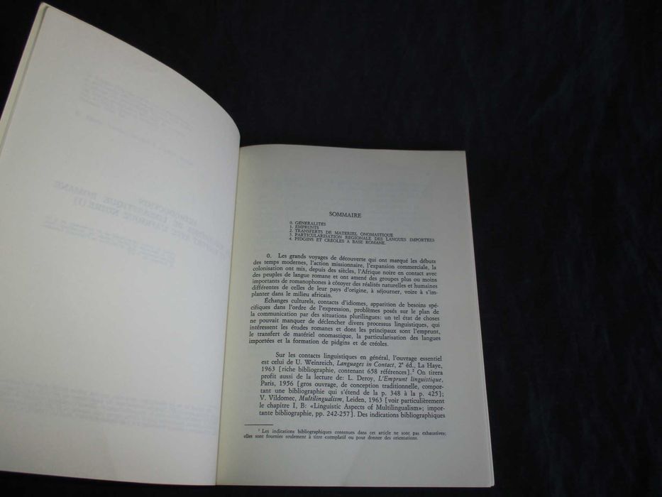 Livro Afro-Romanica Studia Willy Bal 1979