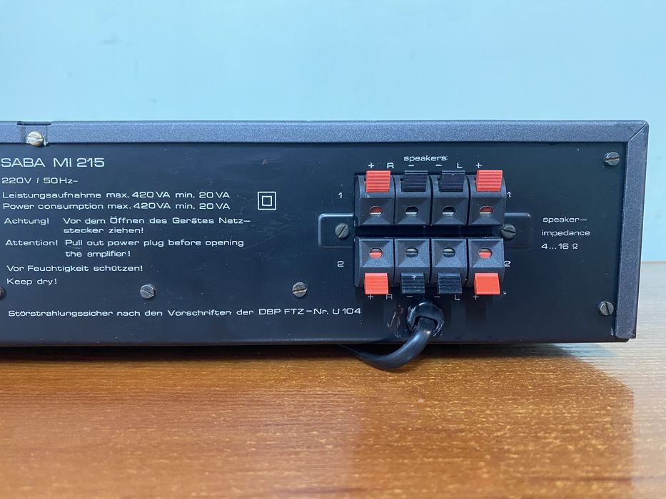 Підсилювач усилитель Saba MI 215