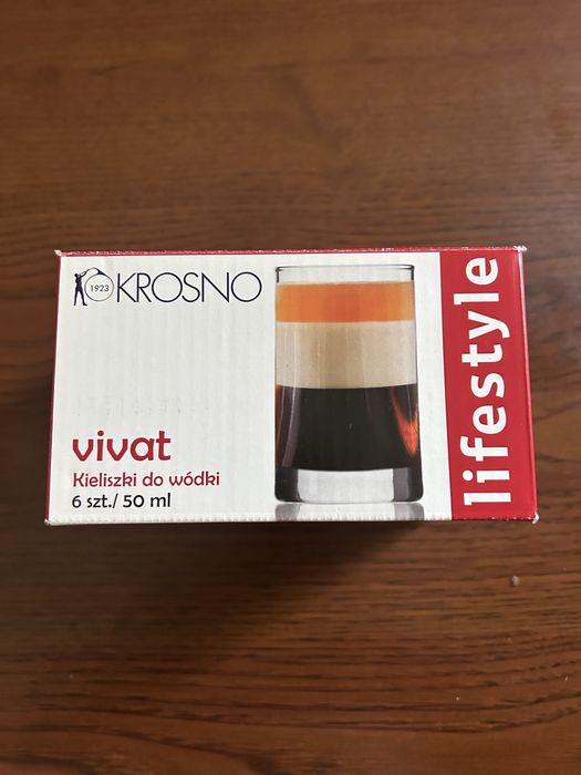 Kieliszki do wódki KROSNO Lifestyle Vivat 50 ml – 6 szt.