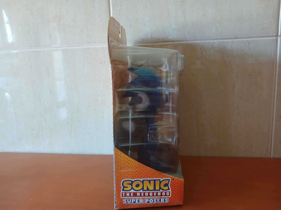 Sonic the Hedgehog Super Posers Figura 2010 Jazwares Translucente Rara Nova