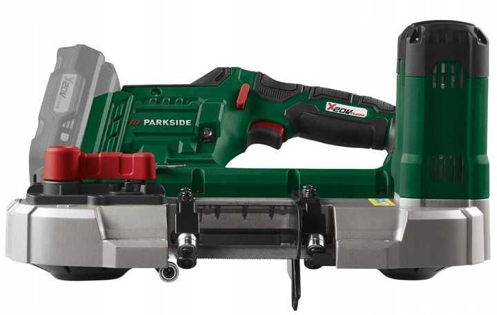 Akumulatorowa piła taśmowa 20V PARKSIDE + bateria 4Ah + ładowarka 4,5A