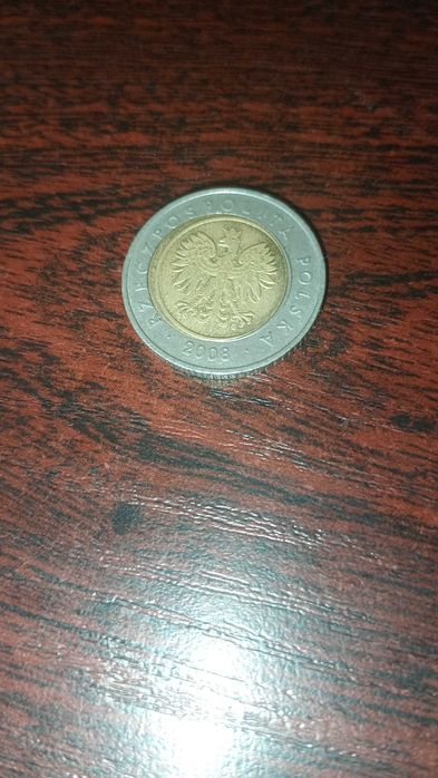 Sprzedam monetę 5 zł defekt
