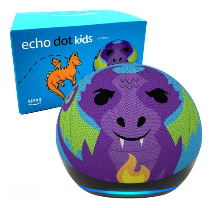 Alexa p/ crianças ‼️ Amazon Echo Dot 5 Dragão‼️NOVO‼️ Prestações 0%