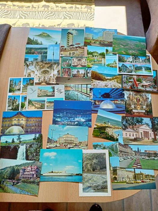 Stare pocztówki widokówki 124 szt