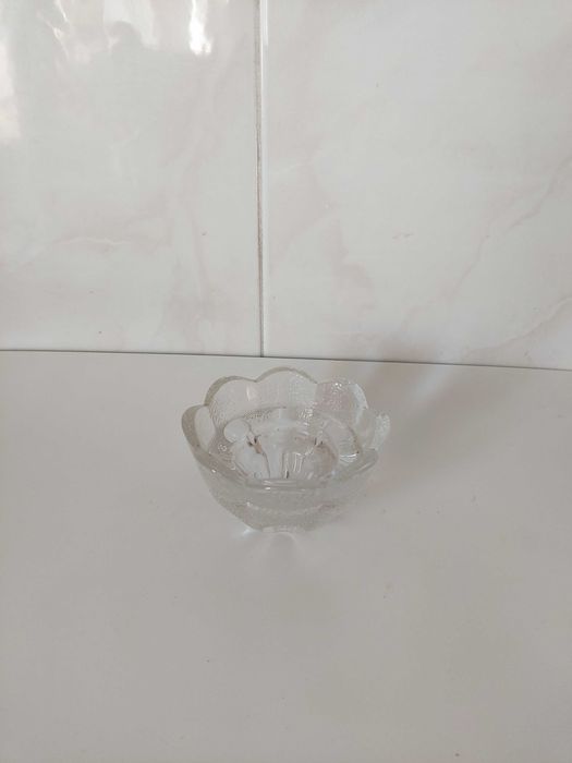 Suporte de vela em vidro