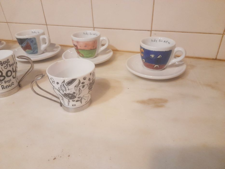 Conjunto de  Chávenas de Café IPA Indy for Art'97/Outras