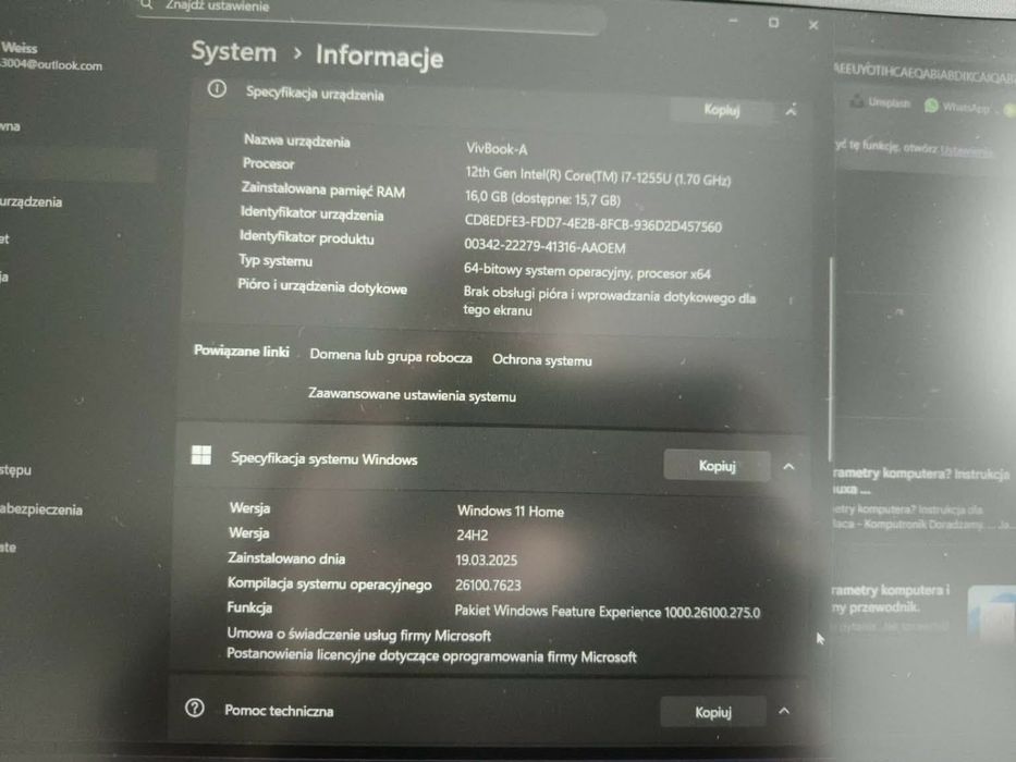 Asus Vivobook 15 A1504Z
