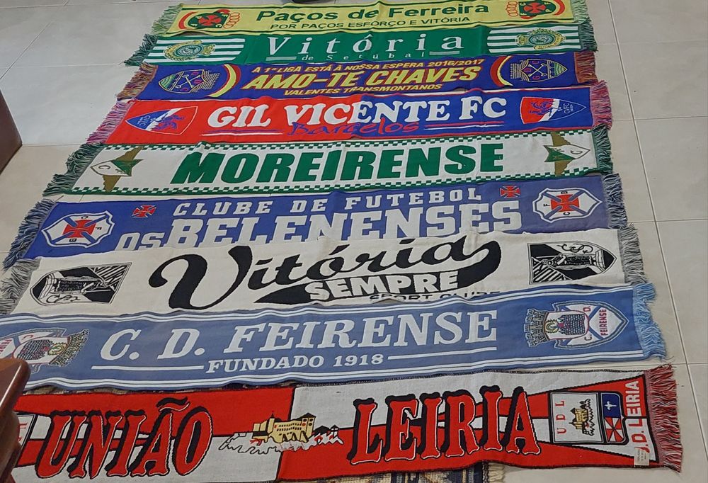 9 Encharpes,bufandas de futebol