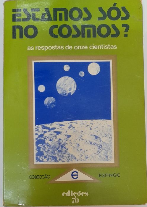 Livro Estamos sós no Cosmos? Bom estado