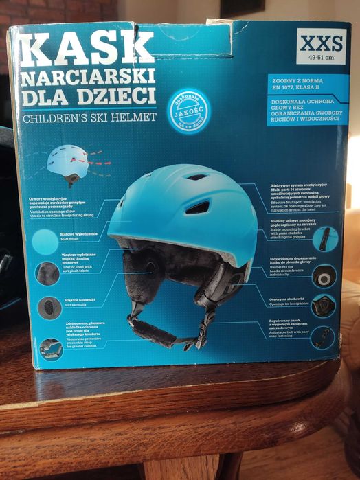 Narciarski kask dla dzieci