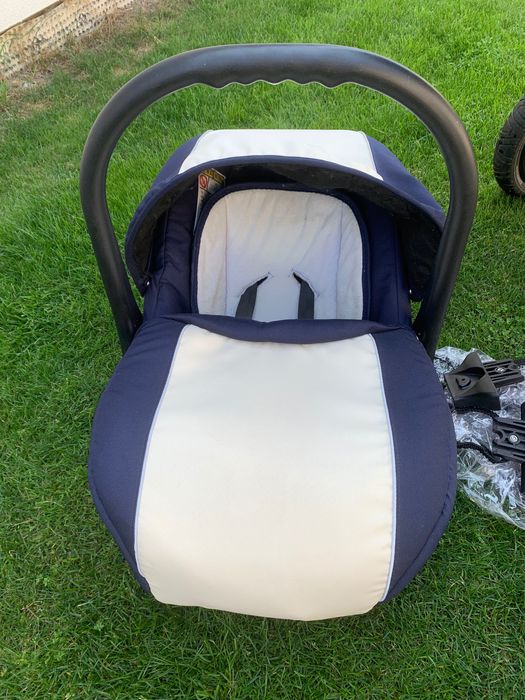 Wózek 3w1 nosidełko, gondola, spacerówka, adaptery; Camarelo Carera