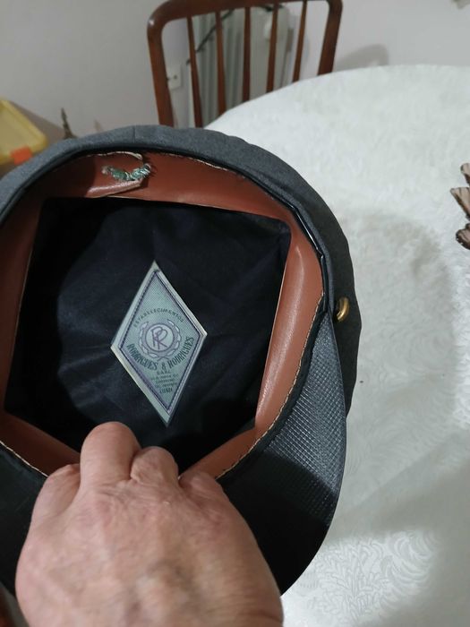 MILITAR-chapéu dos pupilos do exercito +chapéu alfandega do porto