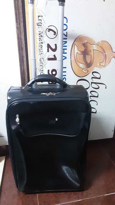 Mala viagem em pele Mont Blanc 53x37cm