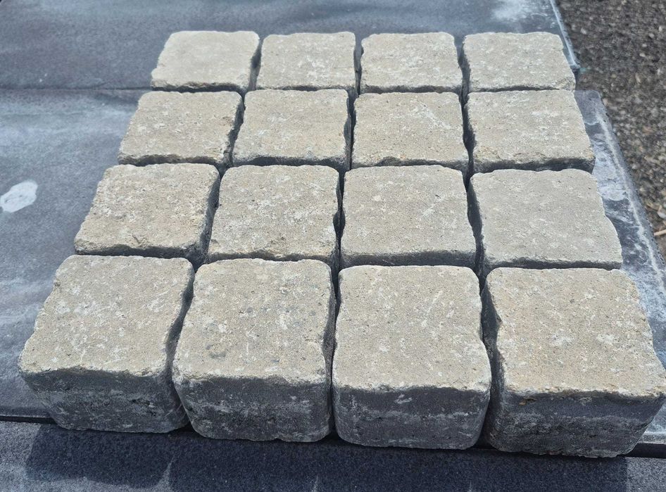 Kostka Brukowa Qubo Antyk 8 cm Srebrno Szary Libet Okazja