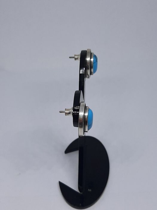 Kolczyki ze srebra, srebro 925, Kamień turkus