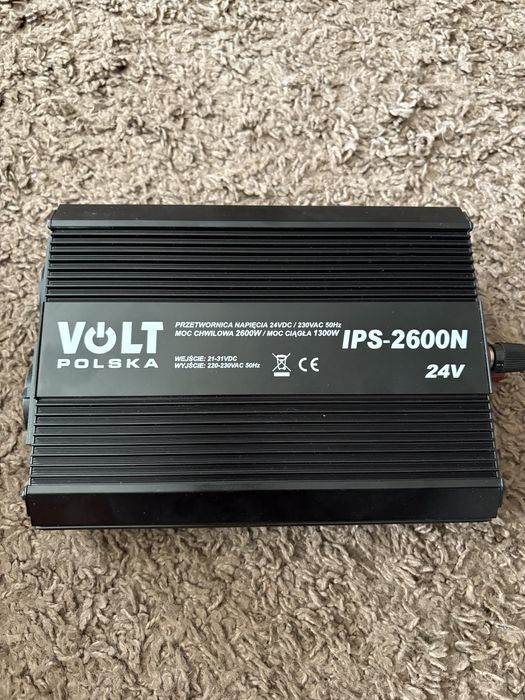Перетворювач інвертор Volt Polska IPS-2600N 24V 230V