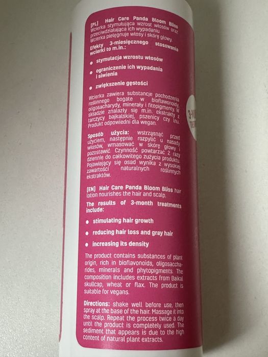 Wcierka hair care panda