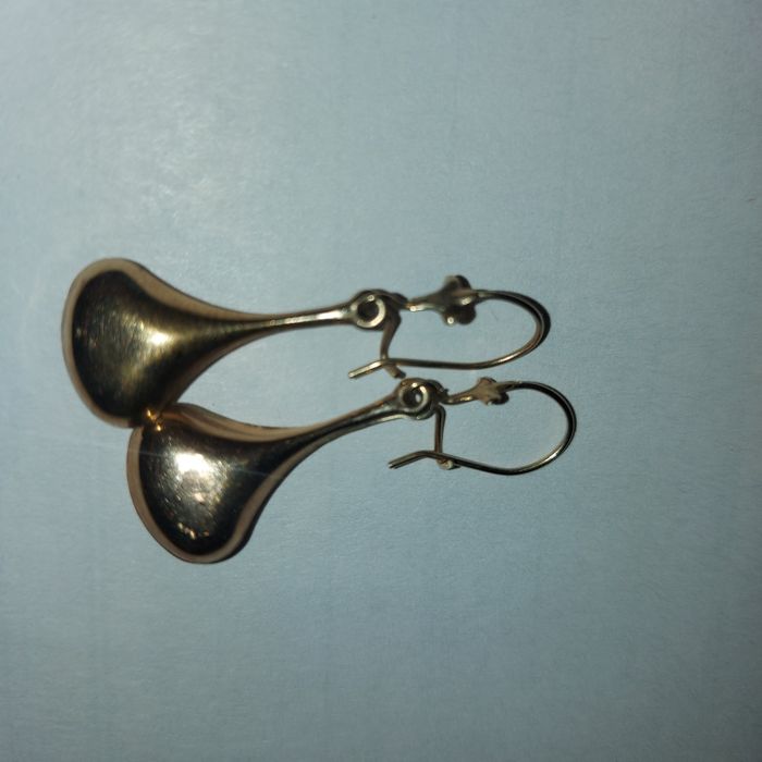 Złote kolczyki próba 375