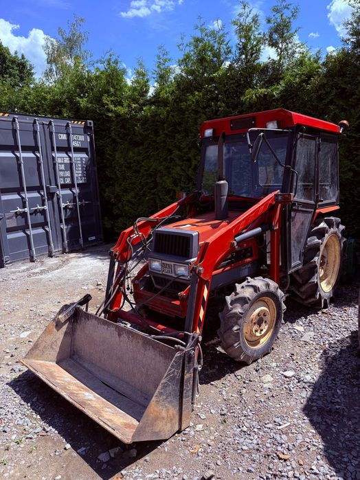 Yanmar FX24d 24km 4x4,kabina,ładowacz,krokodyl,separacja,widły, cały set