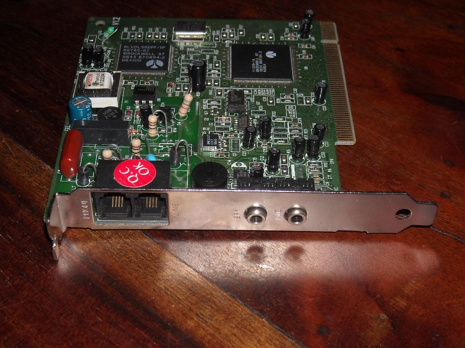 Placas de rede e modems antigos vintage