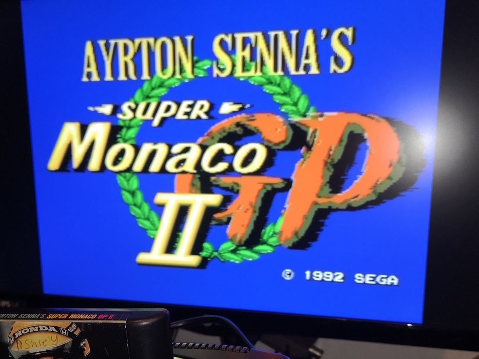 Ayrton Senna Super Monaco GP II SEGA MEGA DRIVE gra + instrukcja