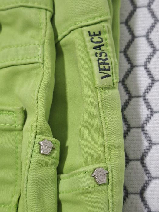 Calça / Jeans VERSACE I Ganga unisex Skinny Tasche  | ORIGINAIS | Novas | logótipo Versace em relevo e Medusa de metal em três dimensões