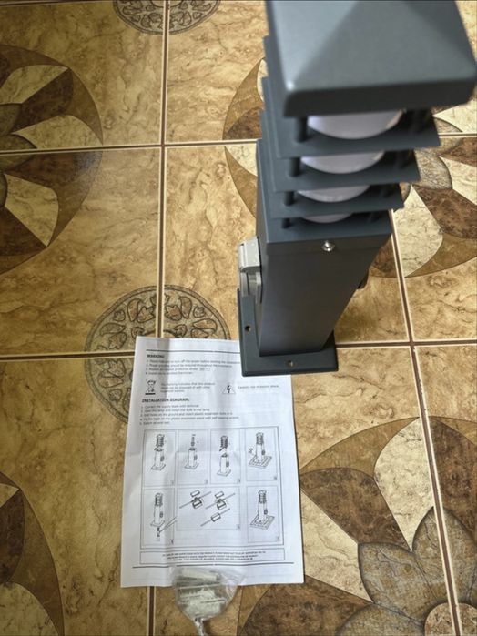 V-tac słupek ogrodowy Lampa 2x gniazdo Nowa okazja