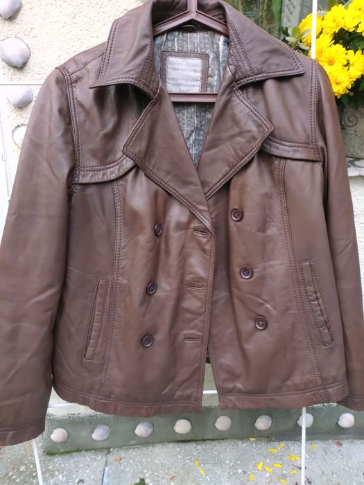 Ocieplana damska kurtka skórzana