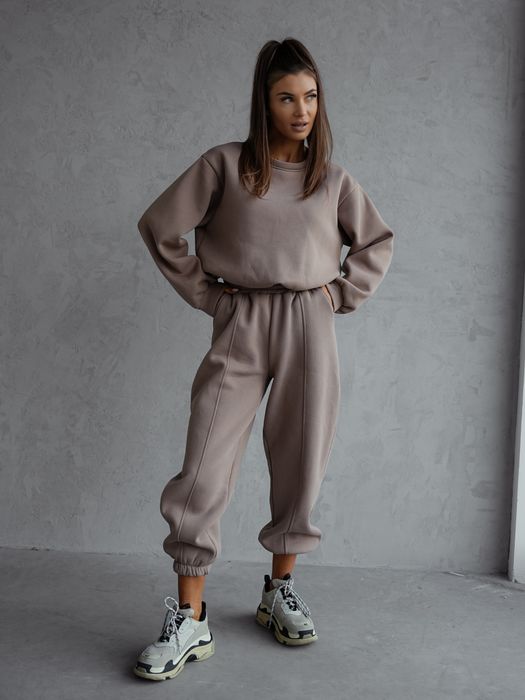 Dres ocieplany mocha