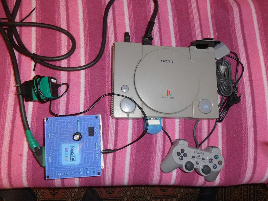 Konsola playstation 1 psx + emulator psio + gbs control