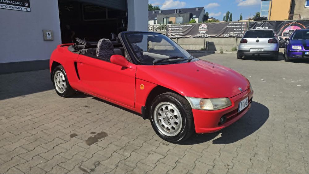 Honda  Beat, czerwony, japonski kei car, na miejscu, po serwisie