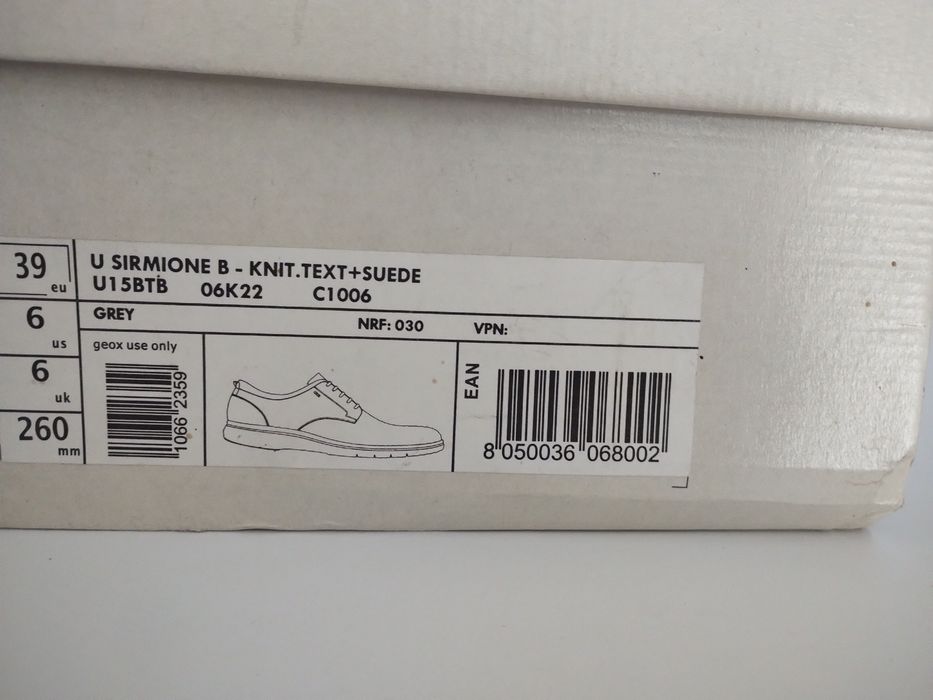 Buty unisex marki Geox rozmiar 39