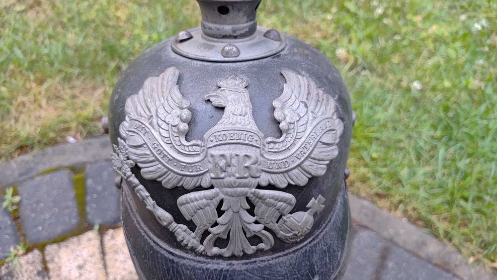 hełm pruski pickelhaube model 1915 orzeł