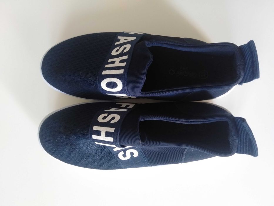 !Bardzo dobre! Espadryle granatowe 40!
