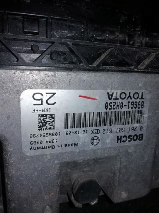 Centralina de motor -Toyota /citroen/Peugeot - BOSCH