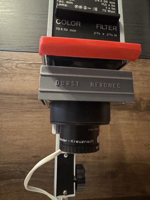 Powiekszalnik Durst 391 z 50 2.8 35 mm mały obrazek Komplet