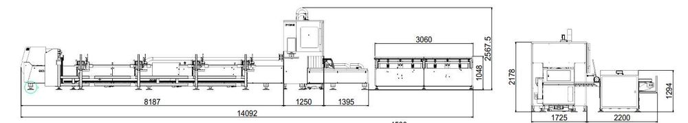 F-LAB.PL Laser do rur i profili GWEIKE T2 3kW, gw 2 lata / SERWIS