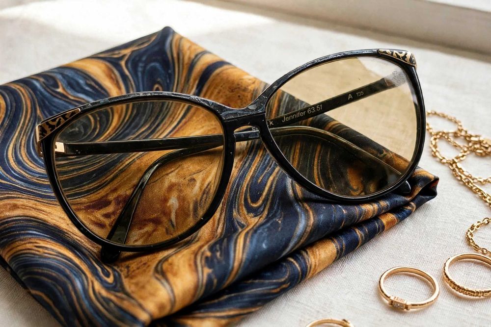 Óculos de sol Rodenstock "Jennifer" vintage lentes amarelas anos 70